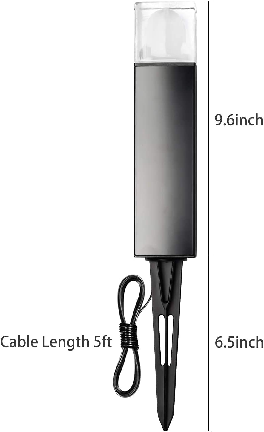 LNDXING Landscape Lighting Garden Lawn Lights, 3W 12V Low Voltage Light, IP65 Waterproof Outdoor Light , Warm Light (4-Pack)