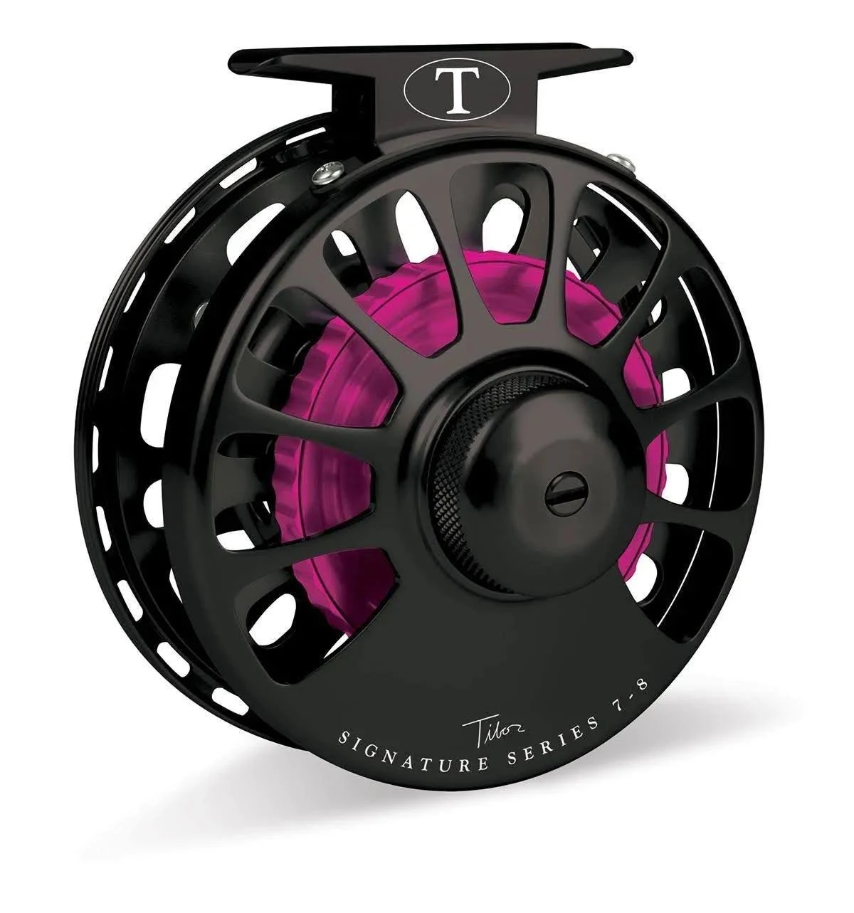 Tibor Frost Black Signature Series Fly Reel - Pink