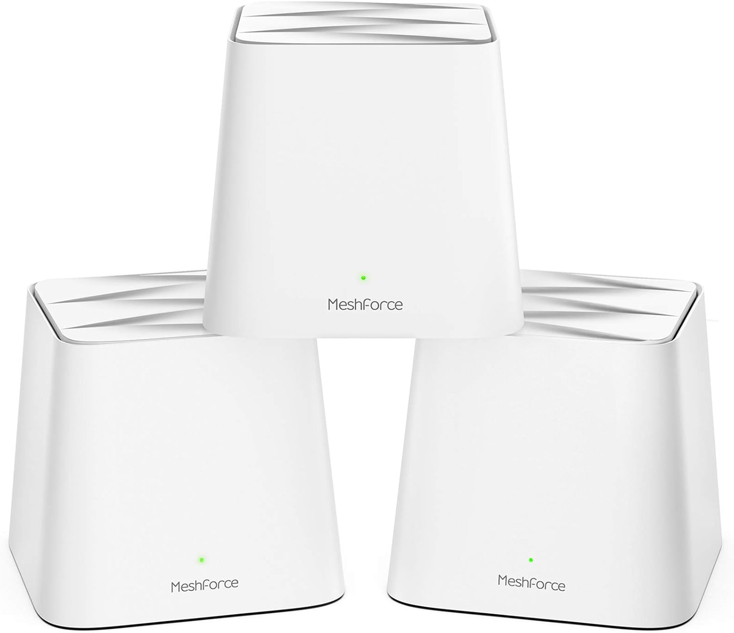 Meshforce M1 Mesh WiFi System, Whole Home WiFi Performance, WiFi Router Replacement, Max Wireless Coverage 6+ Rooms, Easy to Setup, Parental Control (3 Pack)