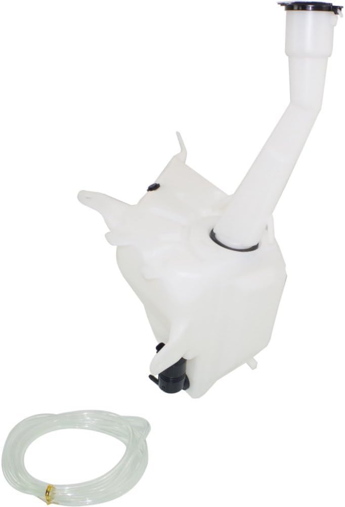 Evan-Fischer Windshield Washer Tank compatible with Tacoma 01-04 Assy W/Pump Inlet Cap Sensor Hole
