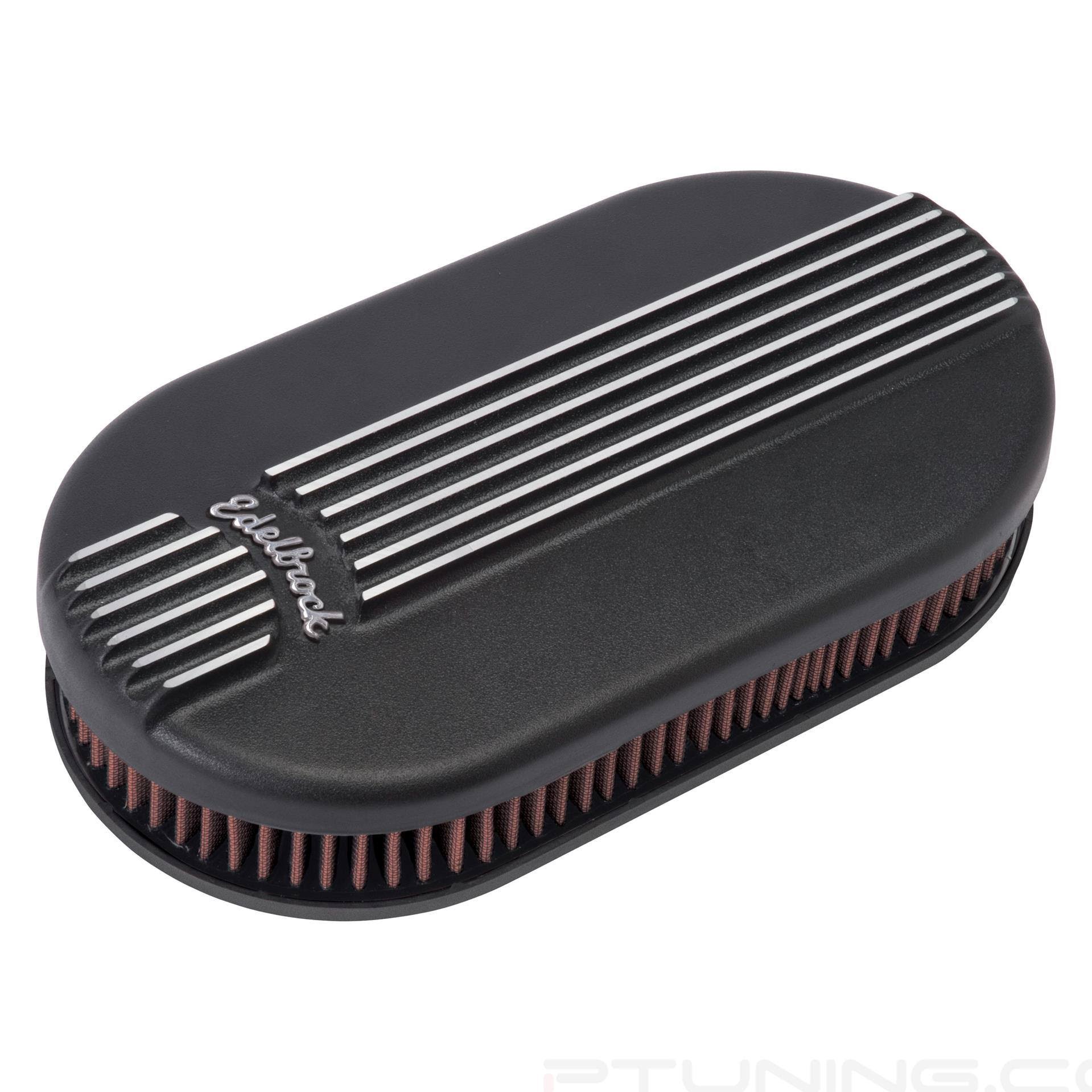 Edelbrock 41153 Classic Air-cleaner Oval - Black