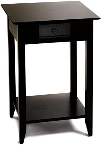 Pemberly Row Square End Table in Black