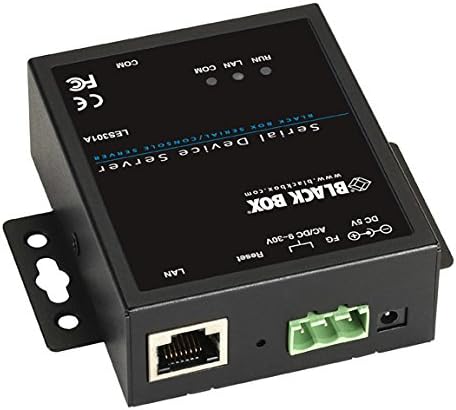 LES301A - BLACK BOX CORP LES301A 1-PORT 10/100 DEVICE ; Black Box LES301A New 1-Port 10/100 Device Server, RS-232/422/485, DB9