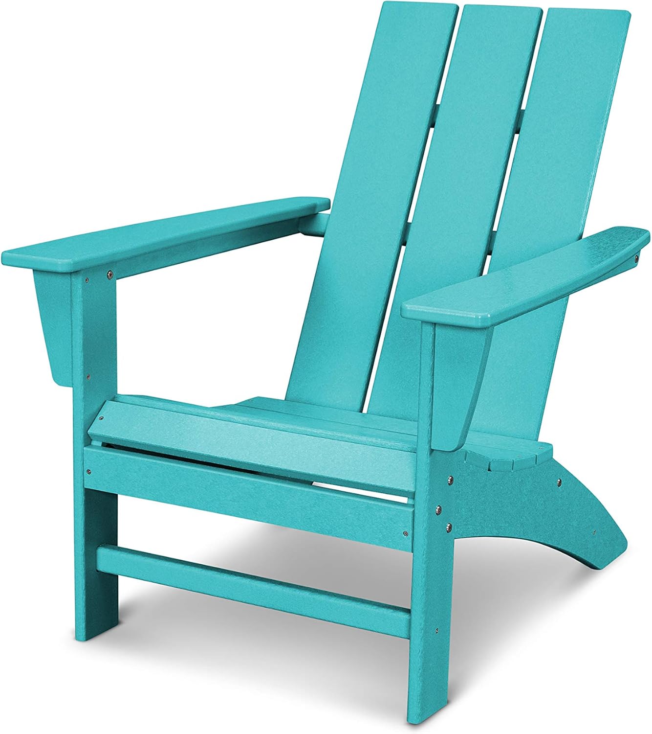POLYWOOD AD420WH Modern Adirondack Chair, White