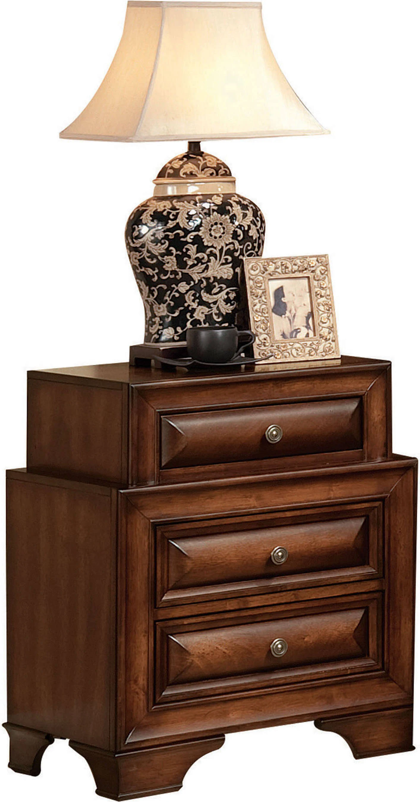 Acme Konane Nightstand Brown Cherry
