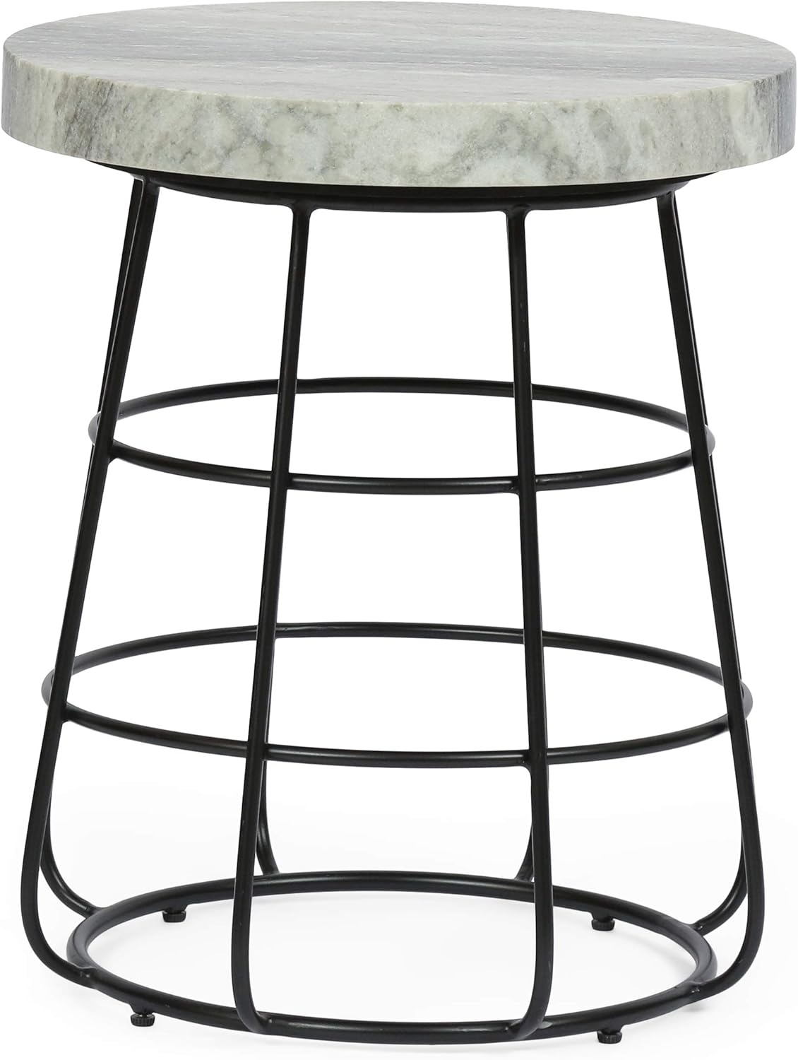 Christopher Knight Home Woodbine END Table, Black + Sand Brown