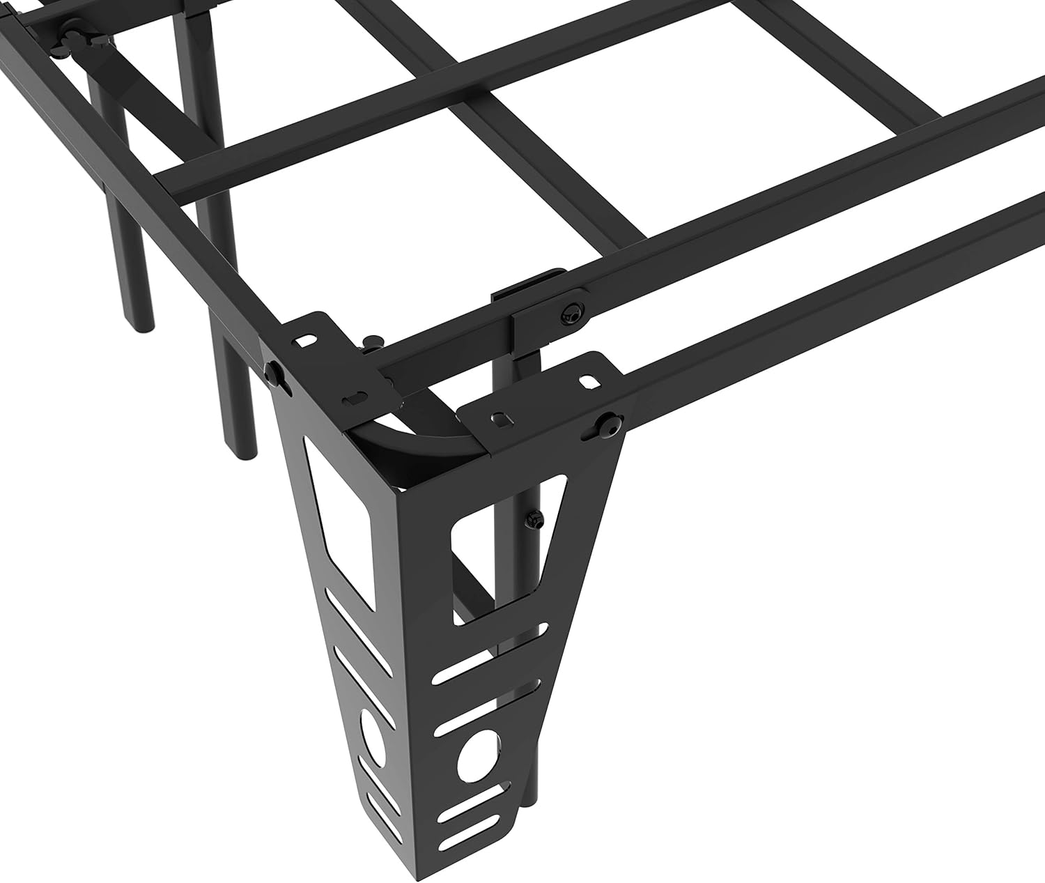 ZIYOO Headboard and Footboard Brackets for Metal Bed Frame, Smart Bed Base Platform Connector, Set of 2