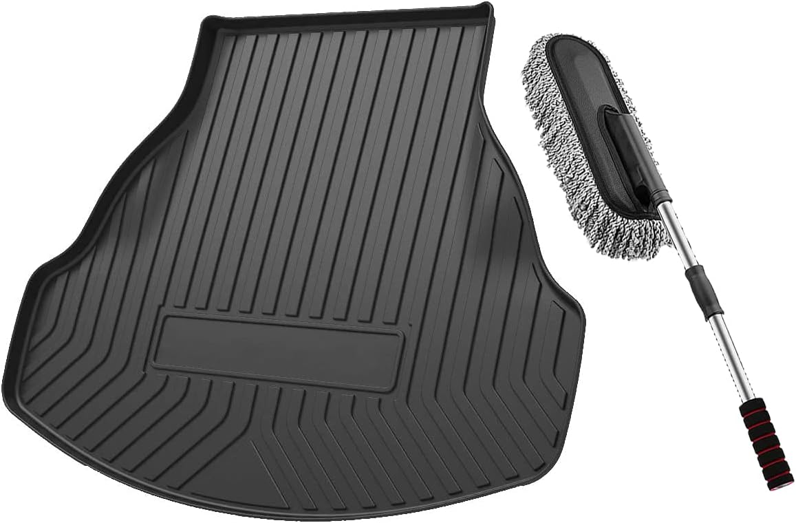 Premium FlexTough All-Protection Cargo Mat Liner , Heavy Duty Trunk Liner for Honda Accord 8th Gen 2008-2013 , &ndash;w/Traction Grips & Fresh Design (for Honda Accord 8th Gen 2008-2013)