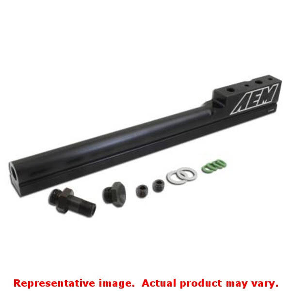 AEM Electronics 25-100BK High Volume Fuel Rail Black Fits:ACURA 1994 - 1998 Int
