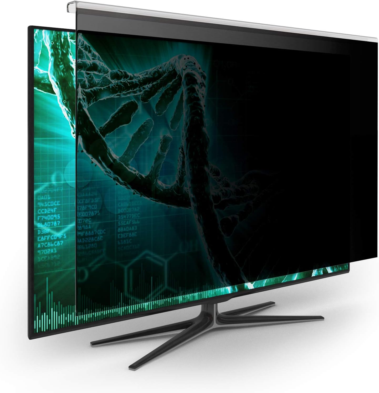 EZ-Pro Screen Protector Privacy Screen Panel for 27 inches (Screen Measured Diagonally) Computer Monitor, Anti Blue Light and Easy Installation, Screen Panel Size 14