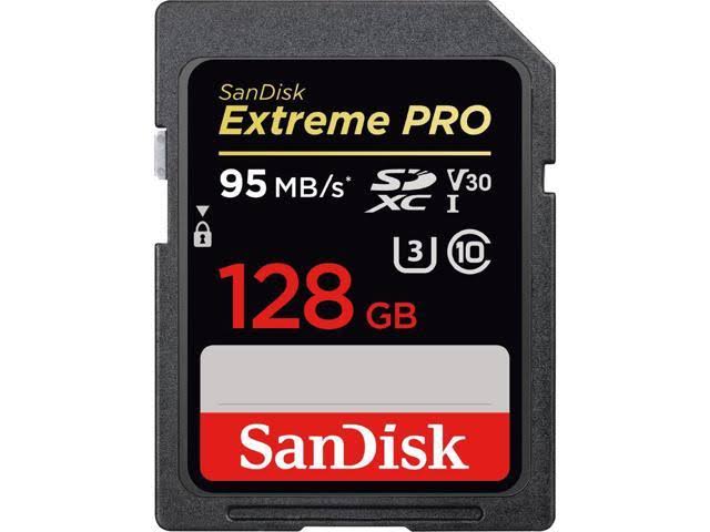 SanDisk 2 Pack of Extreme Pro SDXC 128GB UHS-1 Memory Card