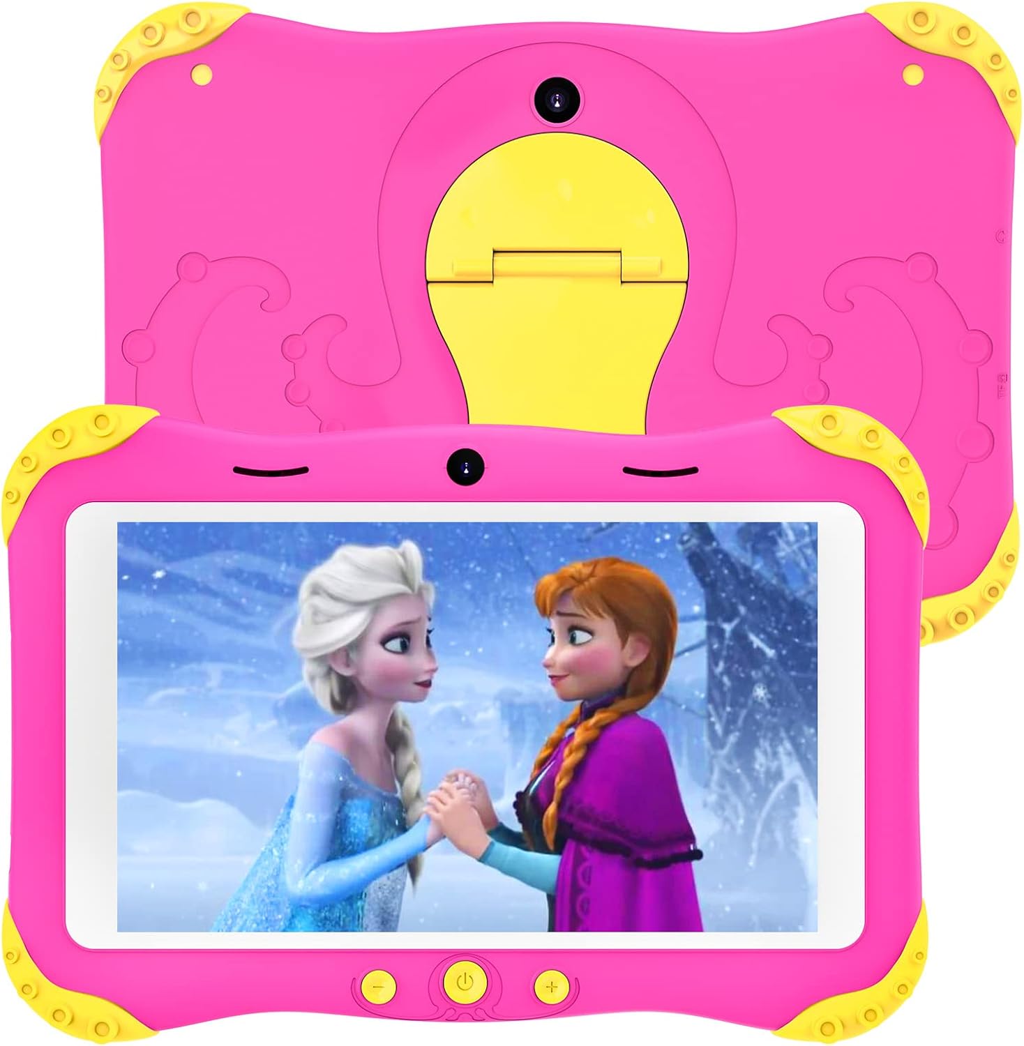 Kids Tablet, Android Tablet for Kids, 16GB, 7 inch HD IPS Eye Protection Screen Tablet with WiFi, Quad-Core, Dual Camera, Kids APP Preinstalled, Parent Control Children Table - Blue Pack of 2