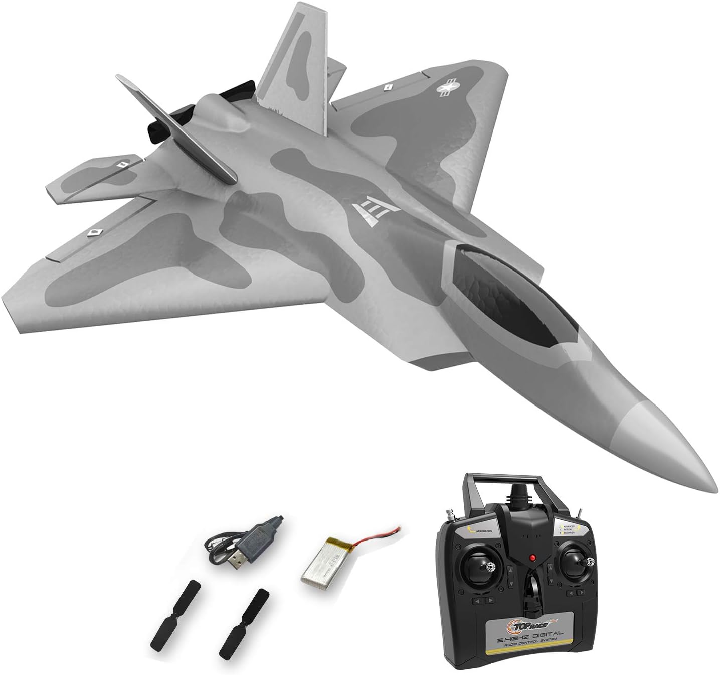 Top race Rc jet 4 channel remote control fighter jet rc plane ready to fly rc planes for adults, one key stunts rc airplane, high speed rc airplane, hobby rc jet plane FOR ADVANCED FLYERS ONLY TR-F22B