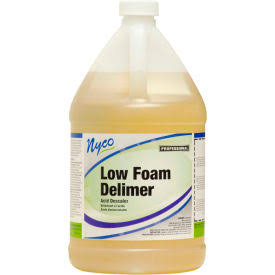 Nyco Products Co. Low Foam Delimer, Acidic, Gallon Bottle, 4 Bottles