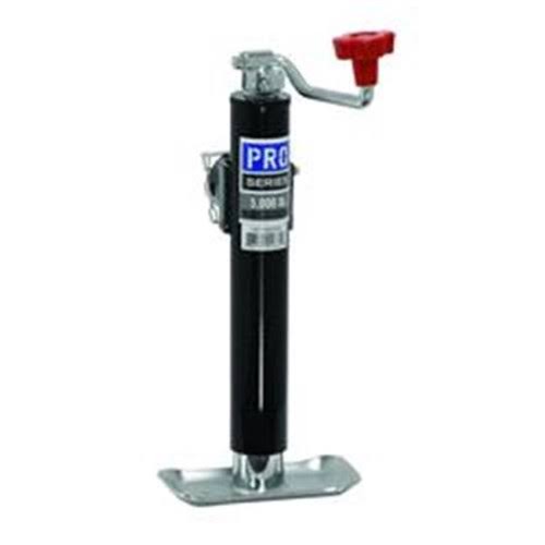 Pro Series 1401460303 Trailer Jack - Tubular Swivel, Black