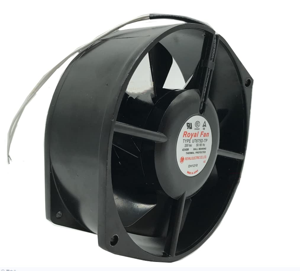 UT675D-TP Royal Fan 200VAC 172mm,43/40W 17215055mm 2-Wire Cooling Fan