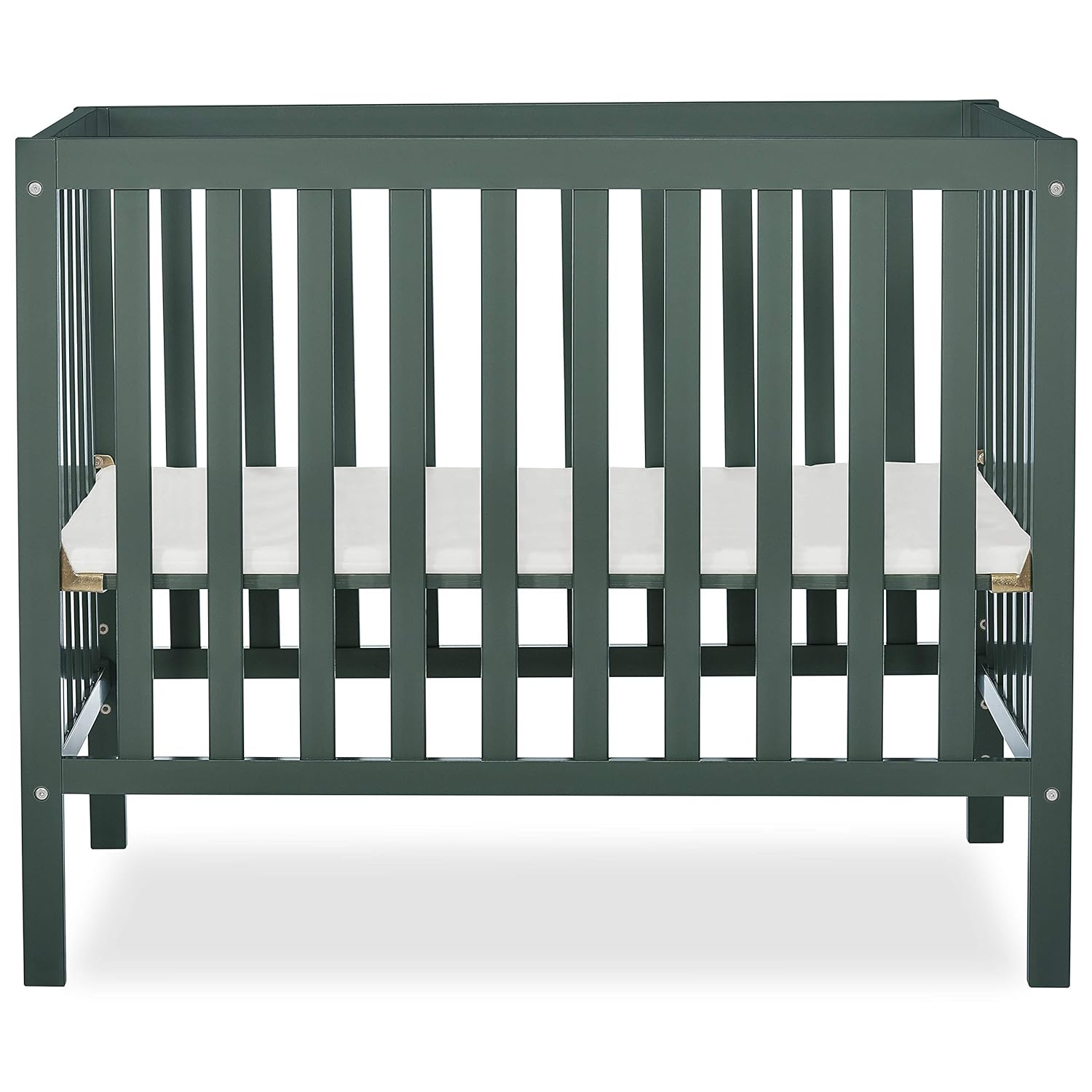 Dream On Me, Edgewood 4-in-1 Convertible Mini Crib, White , 40x25x33 Inch (Pack of 1)