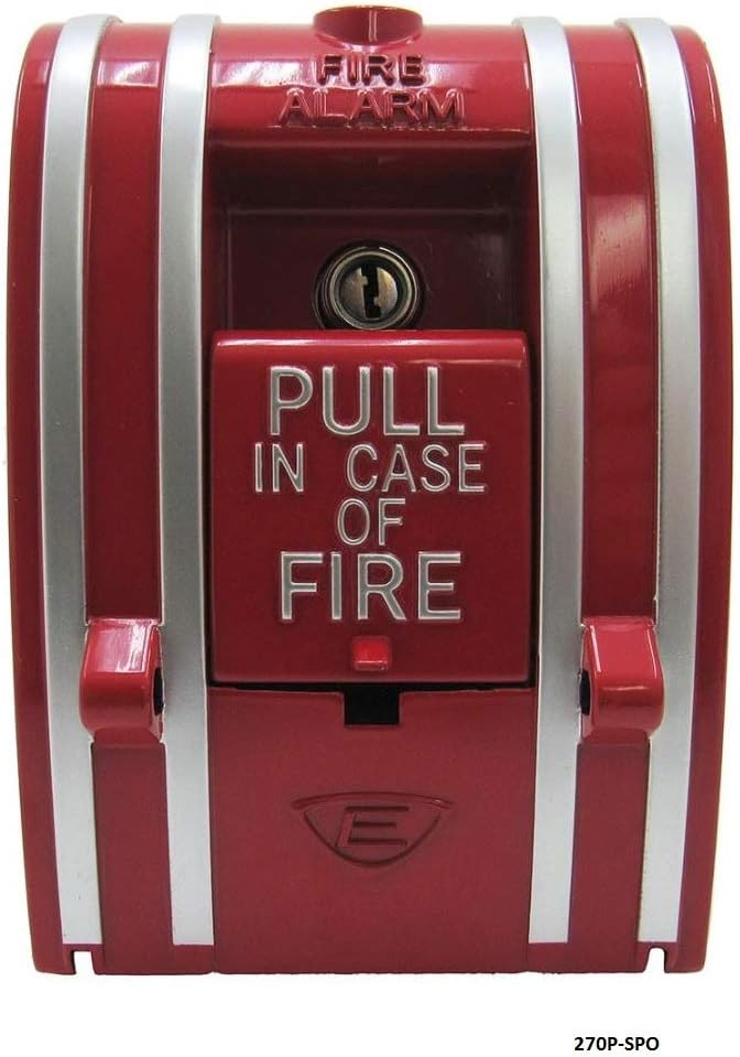 Edwards 270P-SPO Non-Coded Pull Station Break Glass Pack of 2