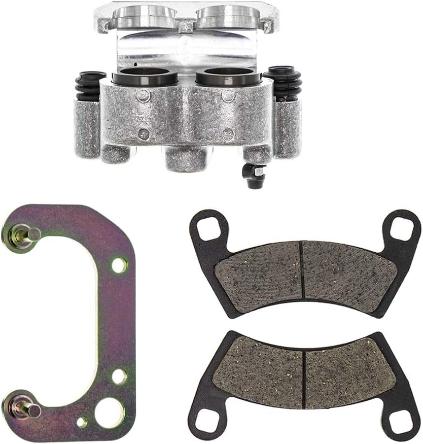 NICHE Front Right Brake Caliper Pads Mounting Bracket for 2009-2015 Polaris Ranger 500 700 EV EM1400 1912261 1912134