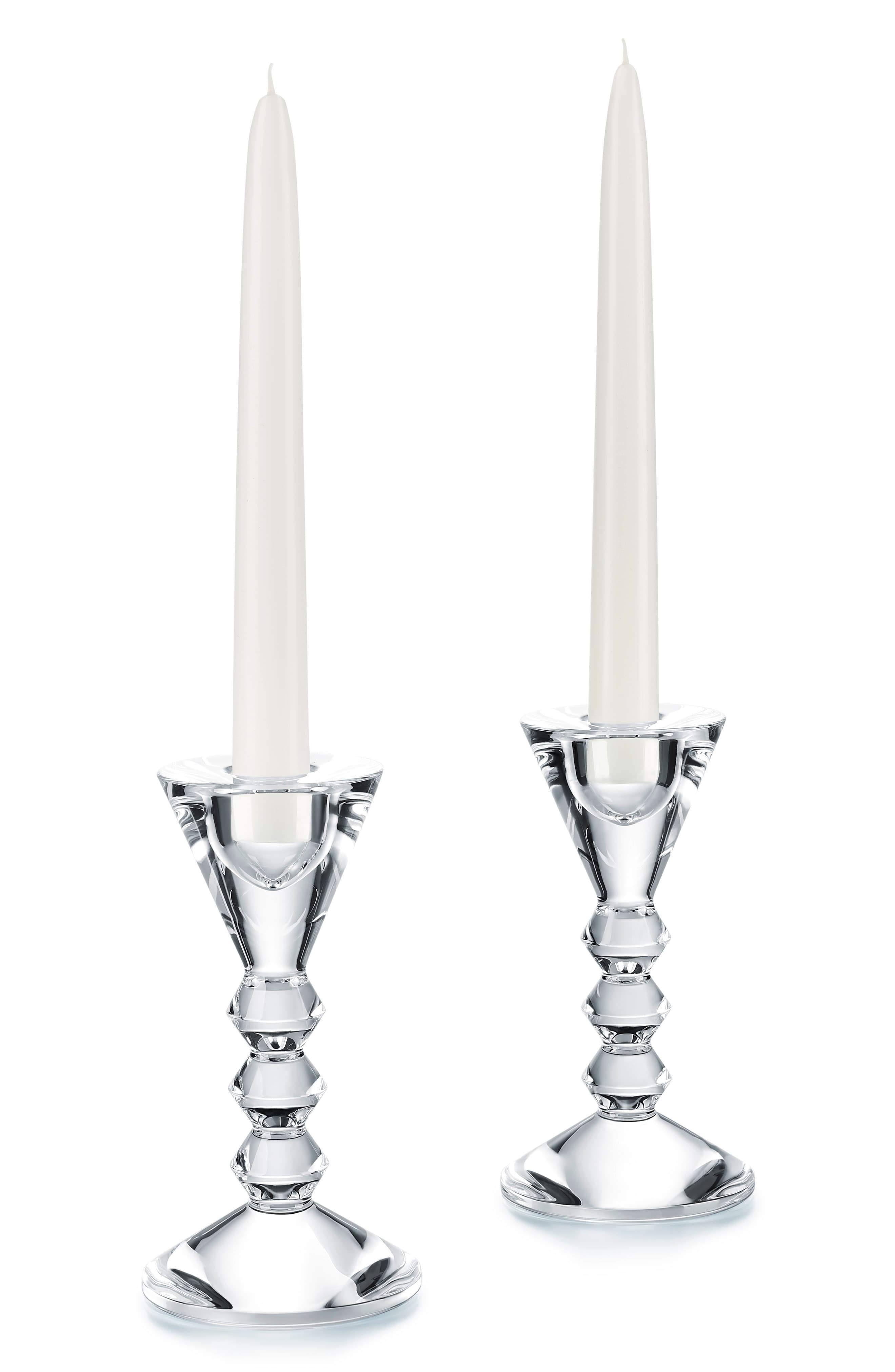 Baccarat Vega Candlesticks, Set of 2