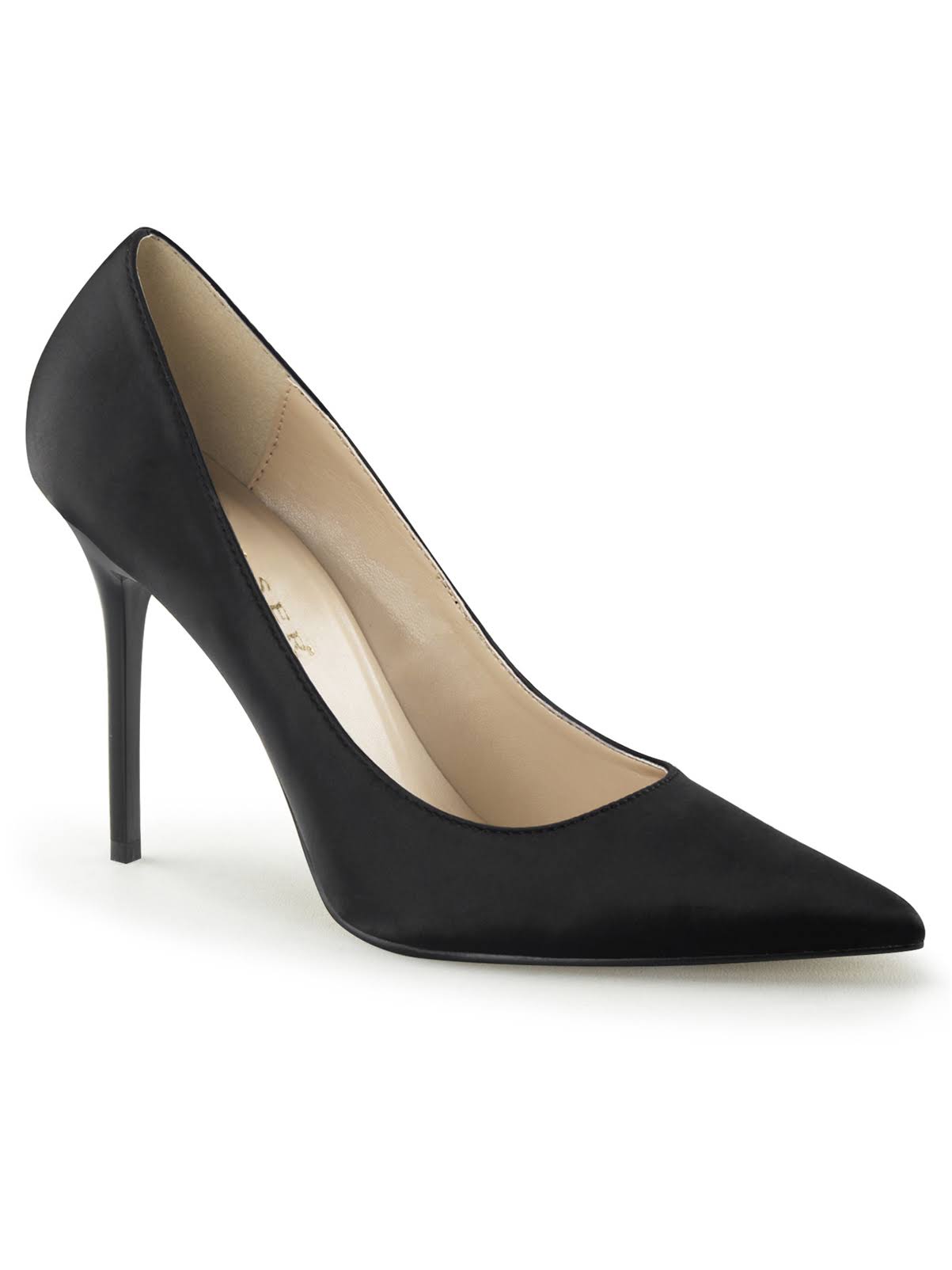 Pleaser - CLASSIQUE-20 15 / Black Satin