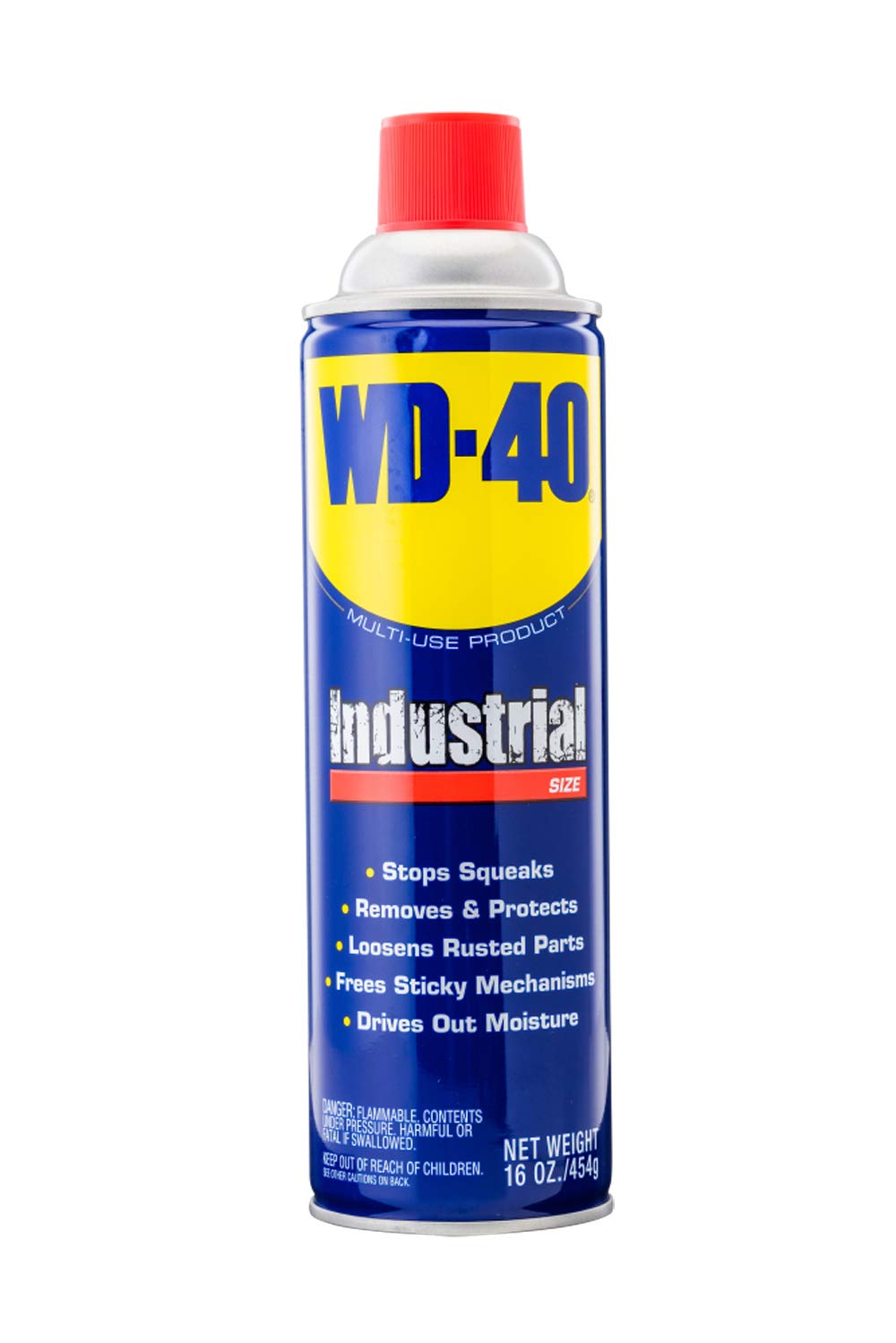 WD-40 Multi-Use Product Lubricant Aerosol Spray - Industrial Size 16 oz. (12 Pack) Pack of 2