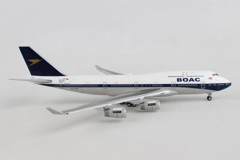 GeminiJets GJBAW1838 1:400 British Airways Boeing 747-400 BOAC Retro