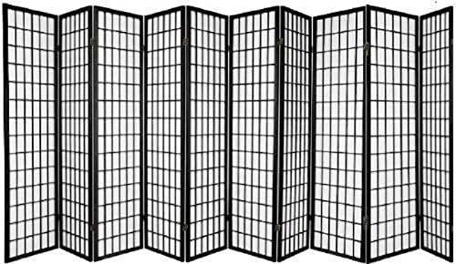 Select Color and Panel Room Divider 3 to 10 (Black, 8)