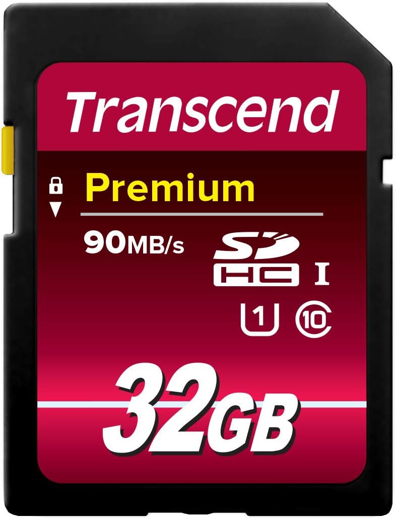 Transcend 32GB Premium Class 10 UHS-I 400X SDHC Flash and Memory Card (5-Pack) +Flash and Memory Card Hard Case + Hi-Speed SD USB Card Pack of 2