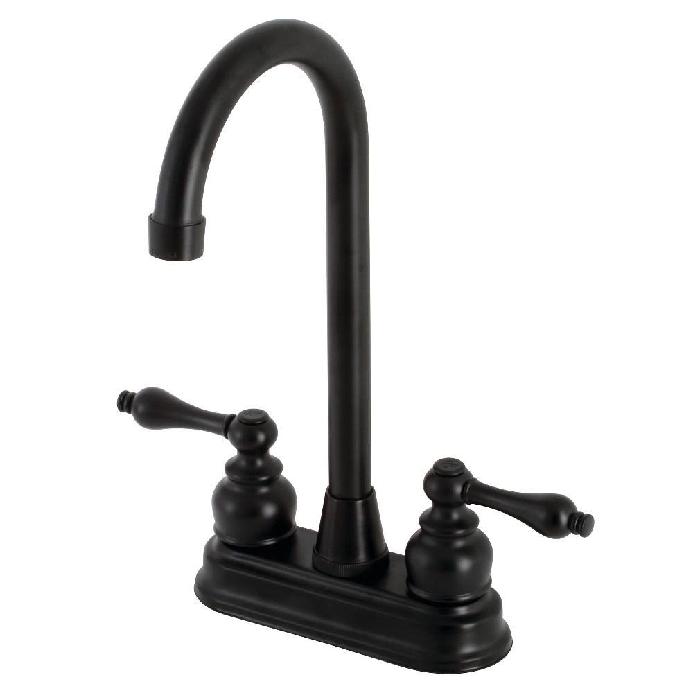 Kingston Brass KB490AL 4 in. Bar Faucet Matte Black