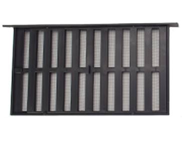 Lomanco 209 Jumbo Plastic 2-Side Shutter Foundation Vent Carton of 12 - 209 - Black by BuyMBS.com 209B