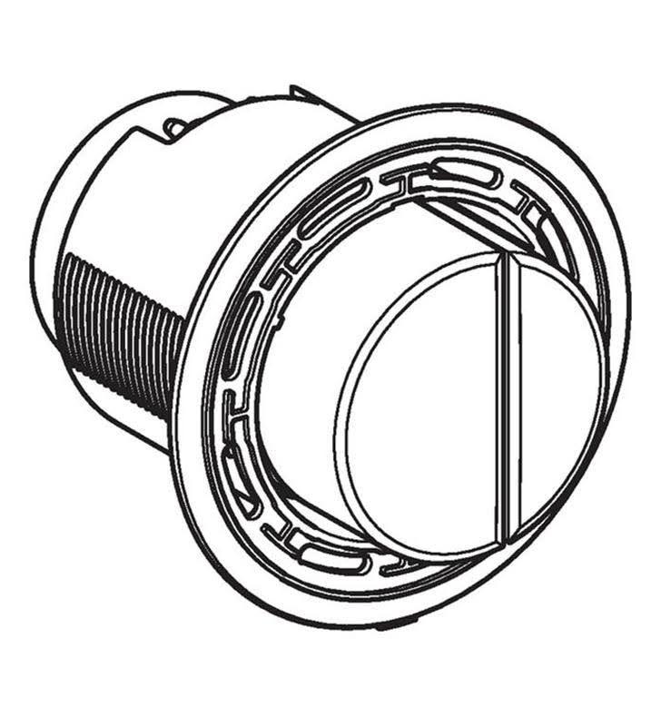 Geberit Actuator Protruding Type 01 Dual-Flush Alpine White 243.396.11.1
