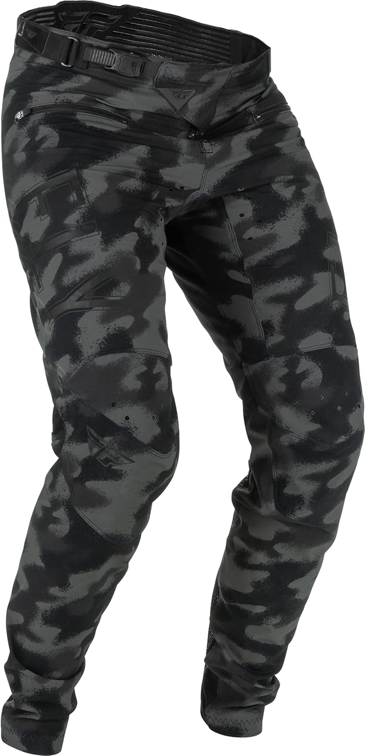 Fly Racing 2022 Adult Radium S.E. Tactic Bicycle Pants (Black/Grey Camo, 28)