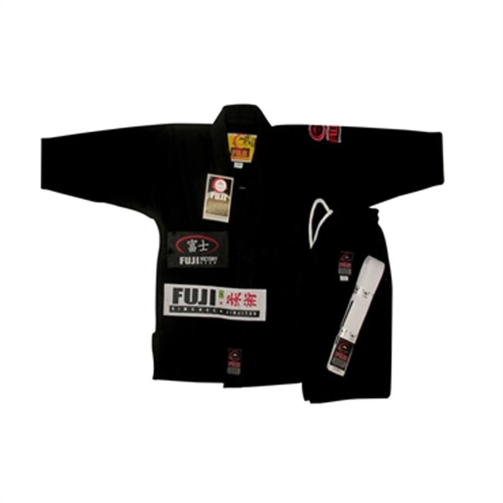 Fuji All Around BJJ Kids Black Gi (Single weave)