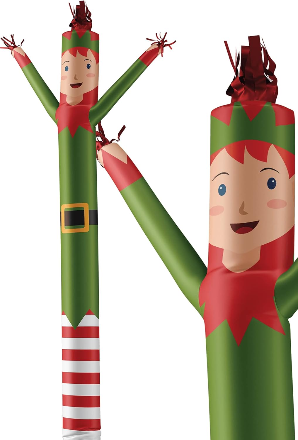 LookOurWay Easter Bunny Themed 20-Feet Tall Air Dancers Inflatable Tube Man Attachment (No Blower)