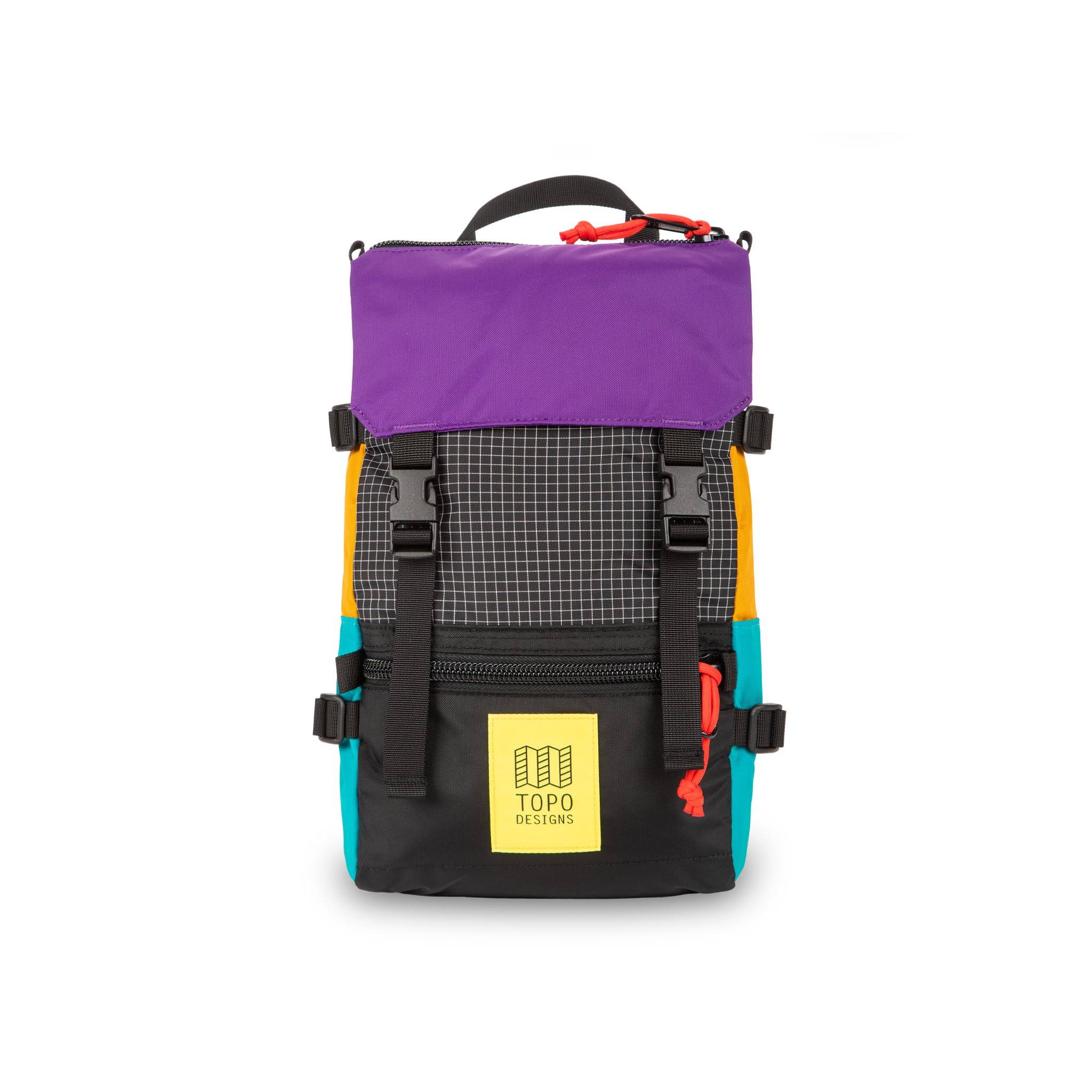 Topo Designs Rover Pack Mini - Ripstop/black/purple