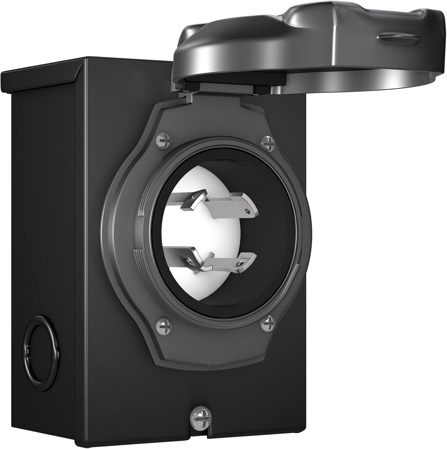 RVMATE 30 Amp Generator Inlet Box, NAME L1430P 125/250V 3750/7500W Power Inlet Box. Pack of 2