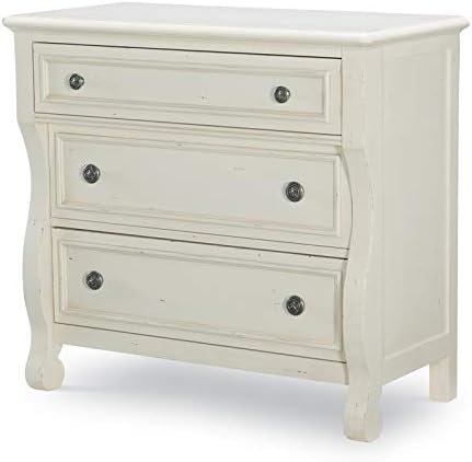 Legacy Classic Lake House Three Drawer Accent Chest Pebble White Wood