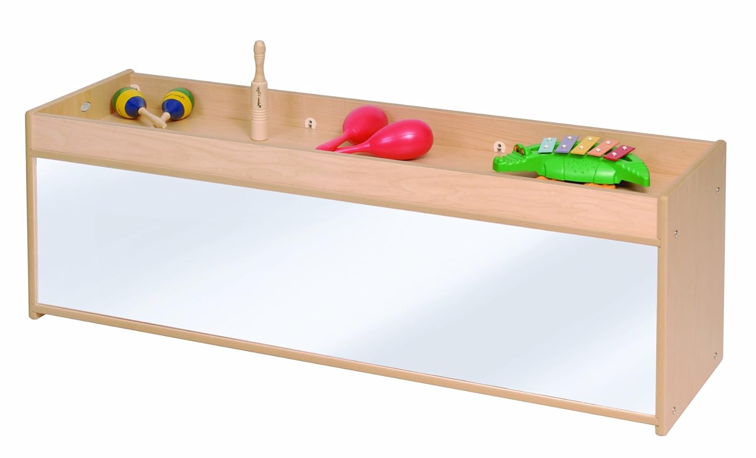 Steffy Wood Products Toddler Storage with Mirror Back