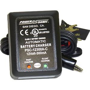 POWER-SONIC PSC-12300A-C Automatic Sealed Lead Acid Battery Charger