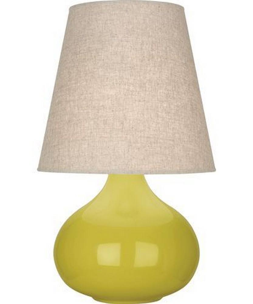 Robert Abbey Lighting-CI91-June - One Light Accent Lamp Citron Glazed