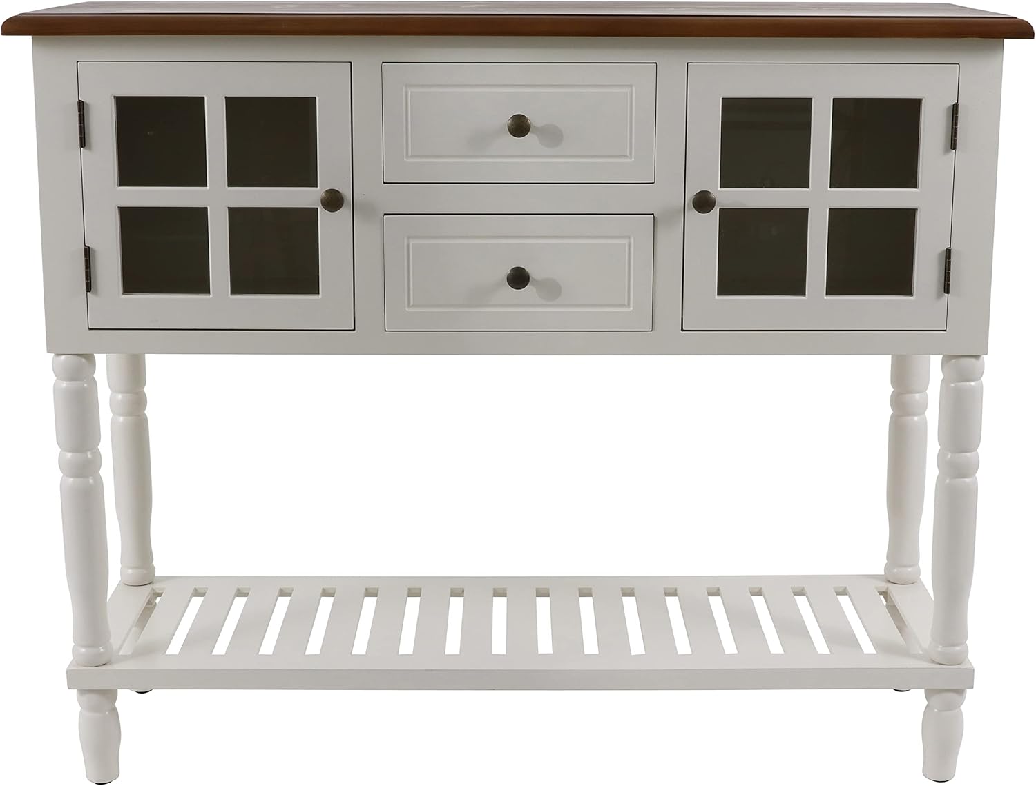 Decor Therapy Westerman Jimco>Furniture-Accent, Antique Navy w/Wood Tone Top