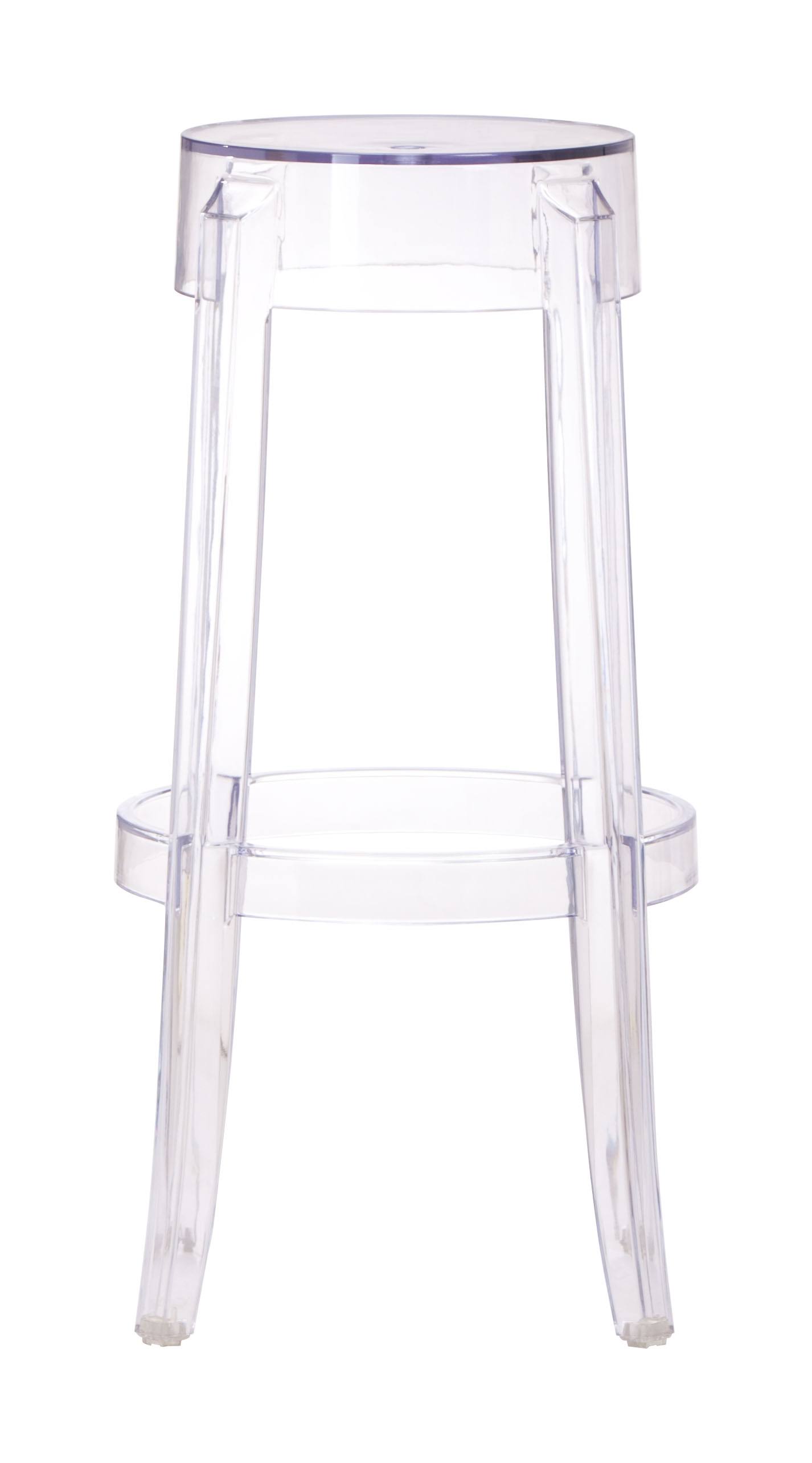 Alfred Acrylic Bar Height Bar Stool, Clear by Ashley HomeStore