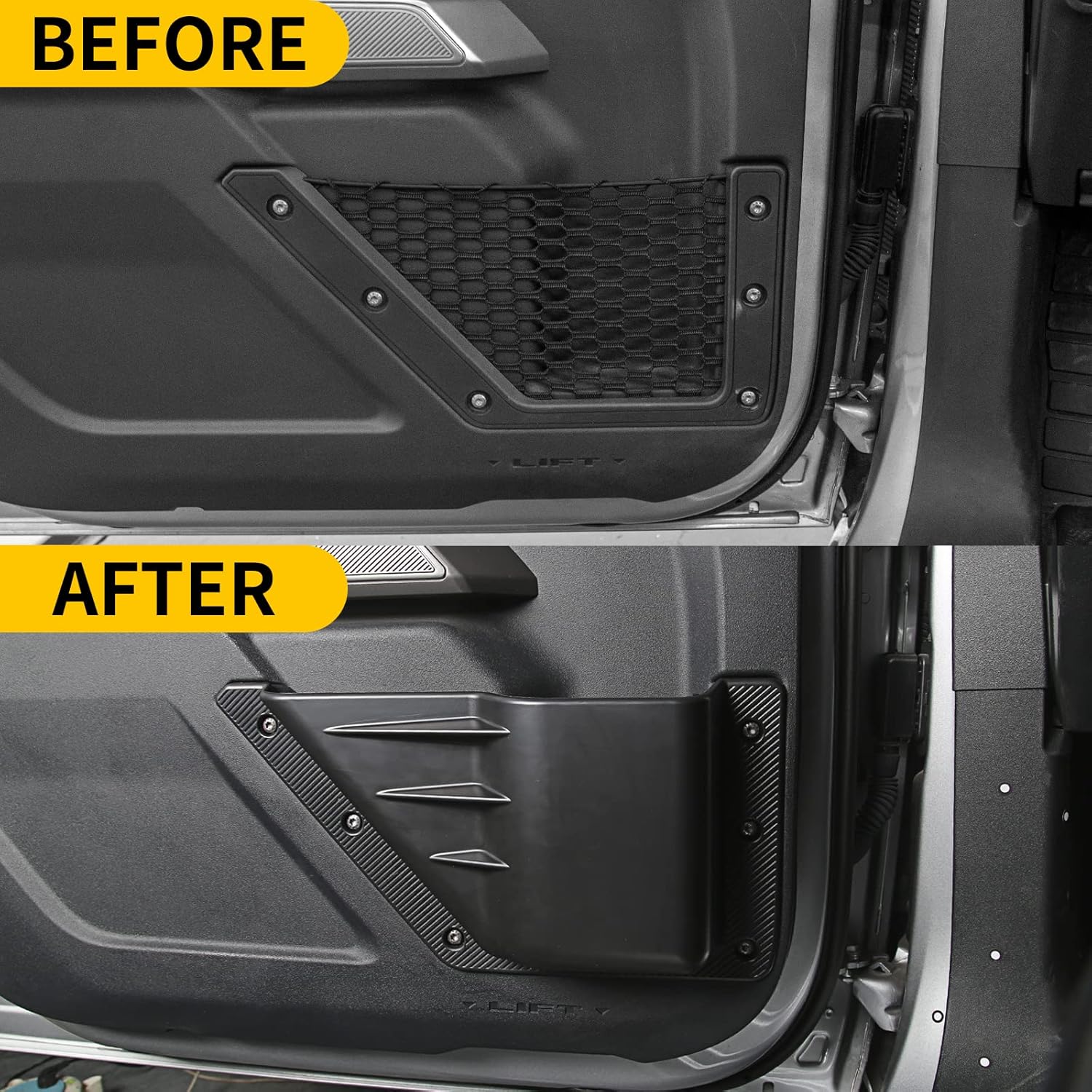 Maxzina Fit 2021 2022 Ford Bronco Handle Accessory Box Car Side Door Storage for 2022 Ford Bronco Accessories 4 Door 2 Door(Not Fit Bronco Sport)