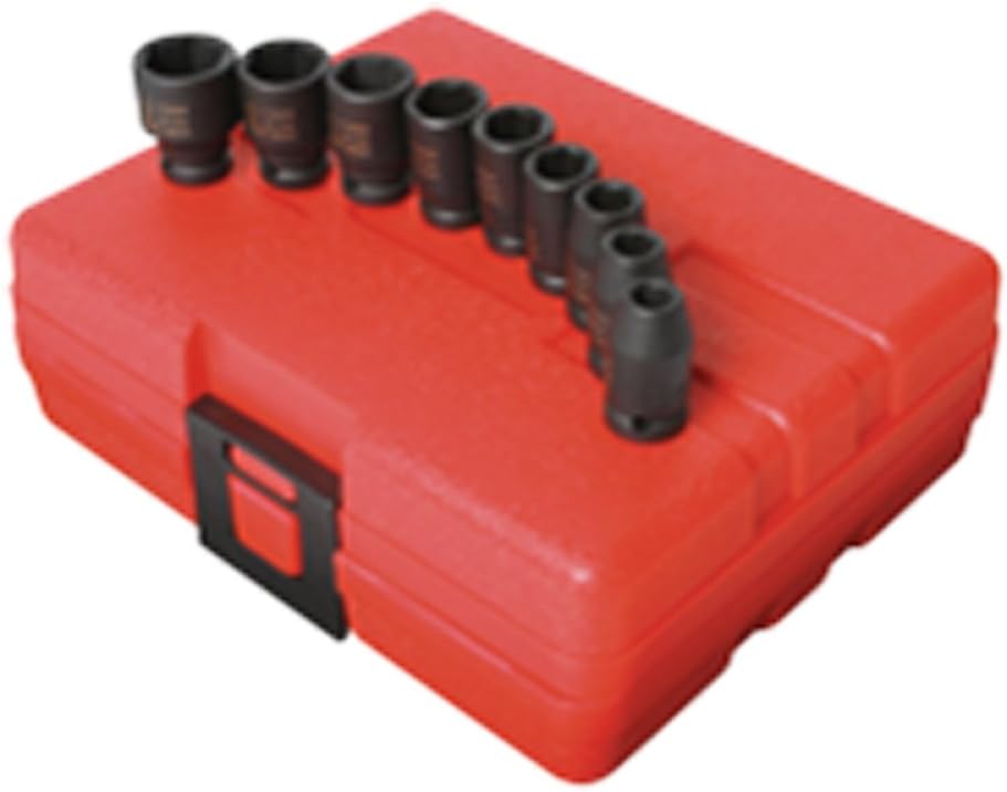 Sunex 1820 1/4-Inch Drive Magnetic Impact Socket Set SAE, 10-Piece