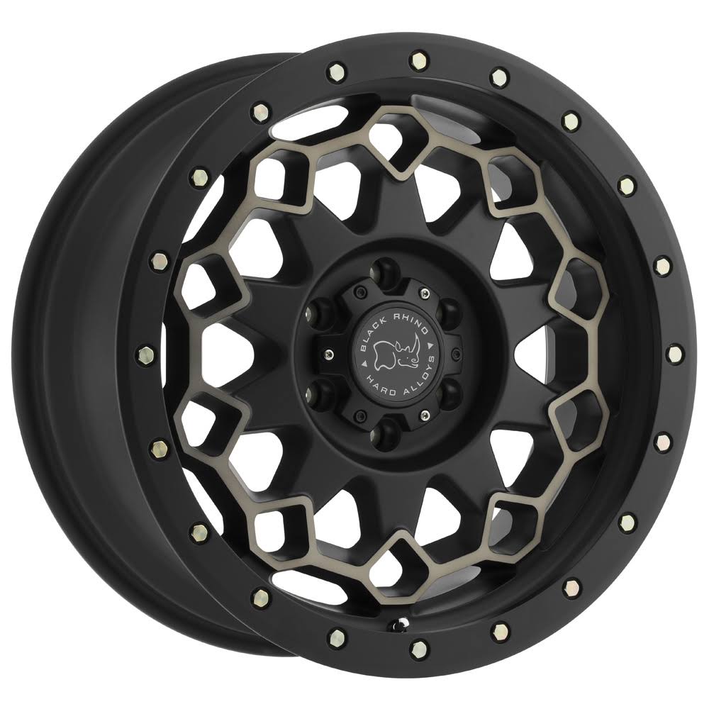 Black Rhino Diamante 20x9 5x150 +12mm Black/Machined/Tint Wheel Rim