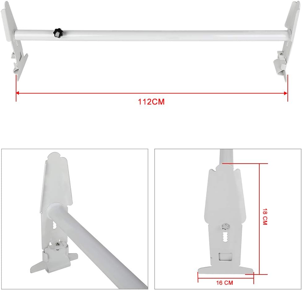 OCPTY Extendable Pick-Up Truck Ladder Rack Van Roof Mount 77