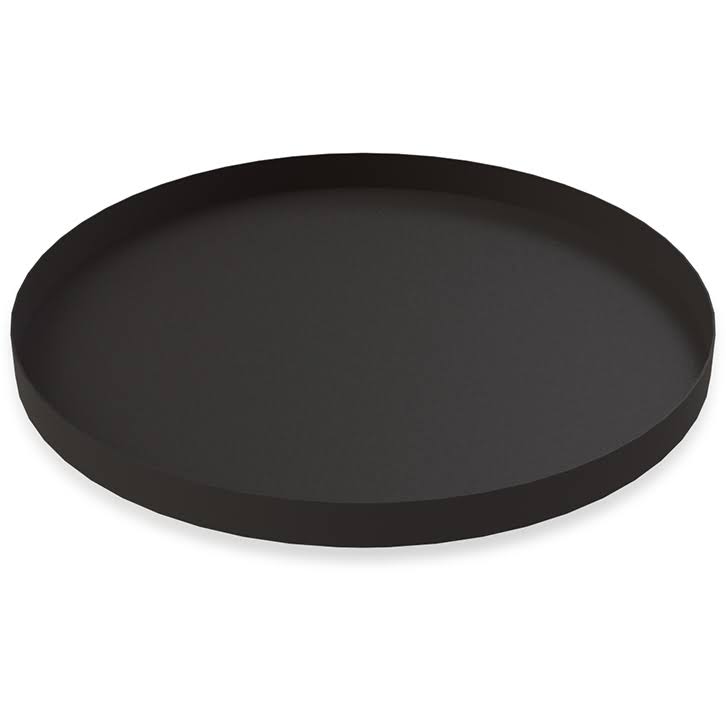 Cooee Design Tray Circle 40 cm - Trays Powder Coated Metal Black - HI-011-BK