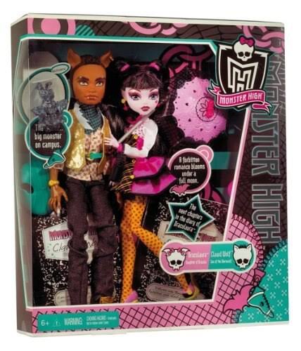 Monster High Draculaura and Clawd Wolf Doll Giftset