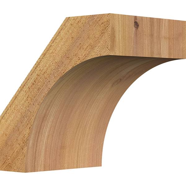6x22W x 8x22D x 8x22H Westlake Rough Sawn Brace, Western Red Cedar
